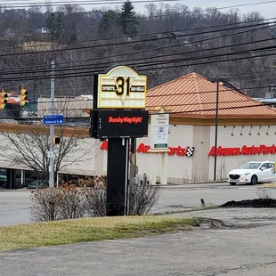  view of the outside of the restaurant