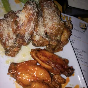 bbq chicken, fried chicken, bbq wings, chicken wings, chicken wings and fried chicken, chicken, fried chicken wings, poultry, food