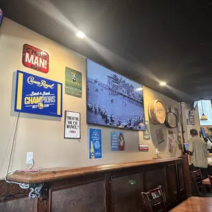 Phone charging area while enjoying your game &amp; beer