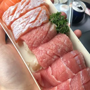 sashimi, sushi and sashimi, sushi, food