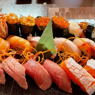 sushi and sashimi, food, sushi, sashimi