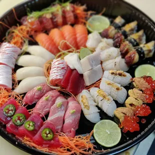 sushi and sashimi, sashimi, sushi, food