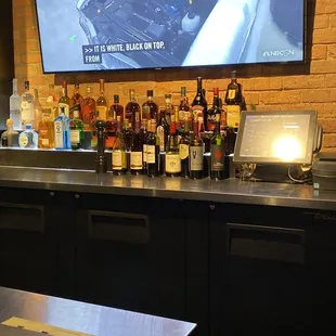 Small liquor selection