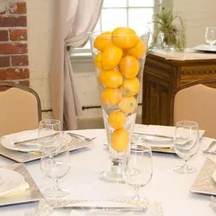 Reception Table at 314 Exchange, Louisville&apos;s Historic Wedding Reception Venue