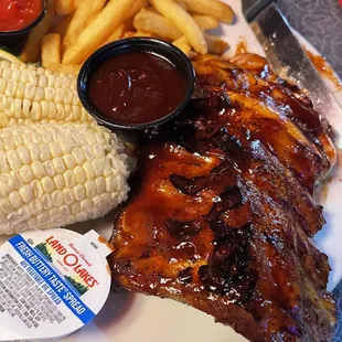 Ribs and chicken