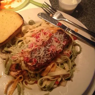 Blackened Salmon Pasta