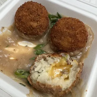 Loaded Fried Mashed Potato Balls