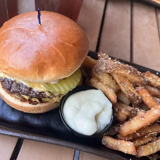 (405) Okie Smashed Onion Burger