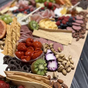 a variety of fruits and vegetables