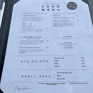 Food Menu