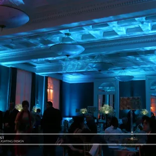 Wedding uplighting by Instant Request DJ Entertainment