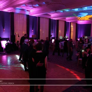 Wedding uplighting by Instant Request DJ Entertainment