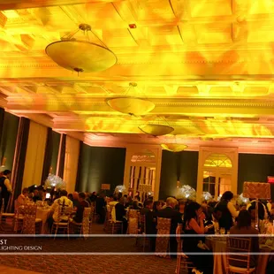 Wedding uplighting by Instant Request DJ Entertainment