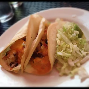 Chicken-Black Bean-Corn Tacos!