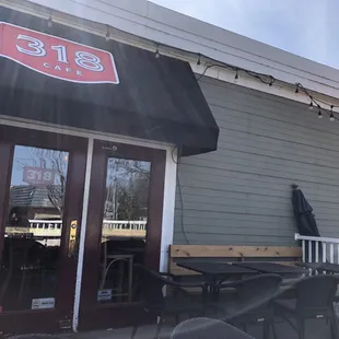 Outdoor seating area