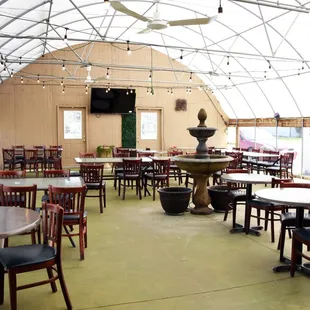 the interior of a restaurant