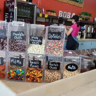 a display of candy and sweets