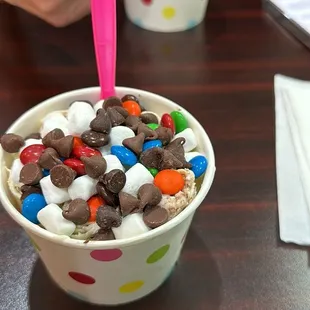 Rolled ice cream