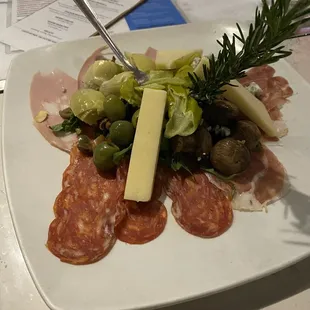 Meat and cheese tray