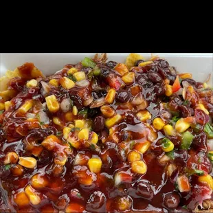 BBQ nachos