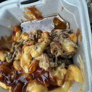 This was all fat and grease from the brisket that I paid extra for!