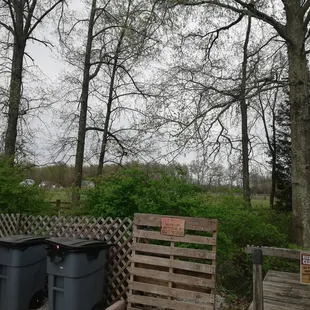 Side of the dining area