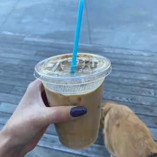 Iced Carmel latte