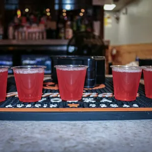 Are you up for the challenge? Buy four of the same shot and get one FREE! Because the best stories start with, "We took a shot..."