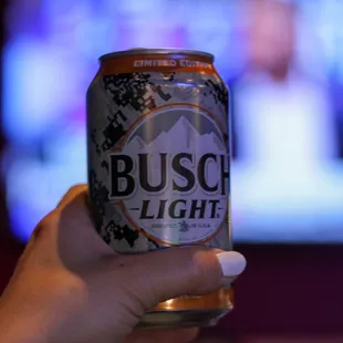 Enjoy a gem brewed here in the U.S.A.  Busch Light beer.