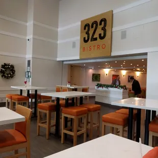 the interior of a restaurant