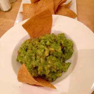 Chips and guacamole. Pretty good.