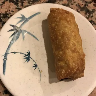 a piece of food on a plate