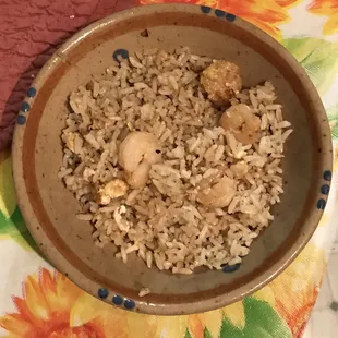 Take out shrimp fried rice