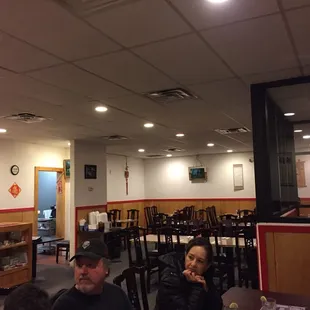 people eating in a restaurant