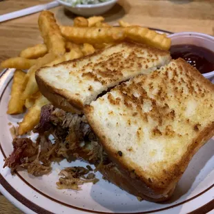 Tonight I'm having a pulled pork sandwich