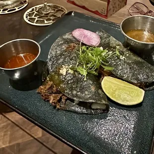 Braised, short rib quesadilla