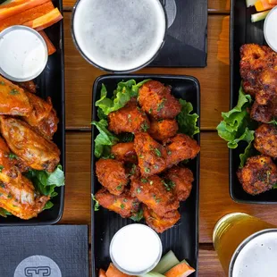 fried chicken wings, food, chicken wings and fried chicken, bbq chicken, bbq wings, fried chicken, chicken wings, chicken, poultry