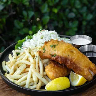 seafood, fish and chips, food, fish