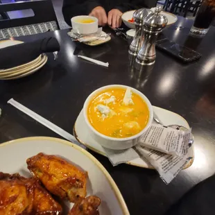Buffalo Chicken Soup with Blue Cheese Chunks July 2022