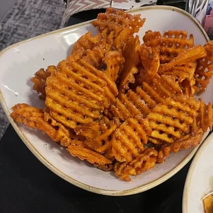 Sweet potato fries! Amazing!