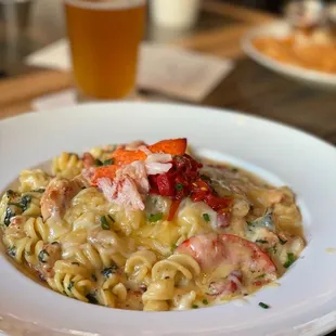 Lobster Florentine Mac N Cheese