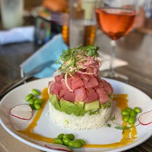 Sashimi Grade Ahi Tuna Stack