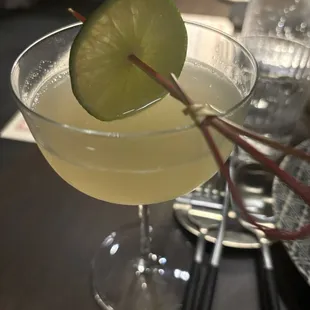 Delicious with eucalyptus!!  Very good music &amp; nice decor. :)