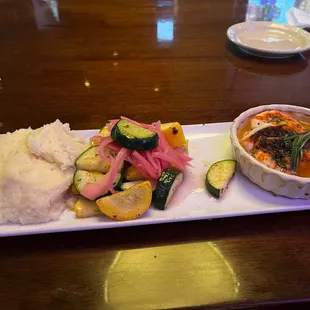 Shrimp scampi $26 plate