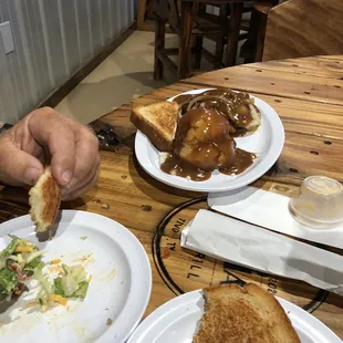 Hamburger Steak w Mashed potatos