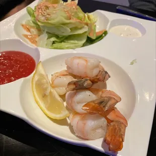 Shrimp cocktail appetizer