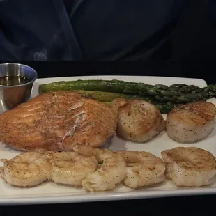 Seafood trio