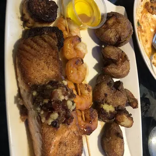 Seafood trio