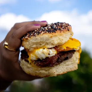 The best biscuit breakfast sandwich in the burgh