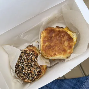 Breakfast sandwich's